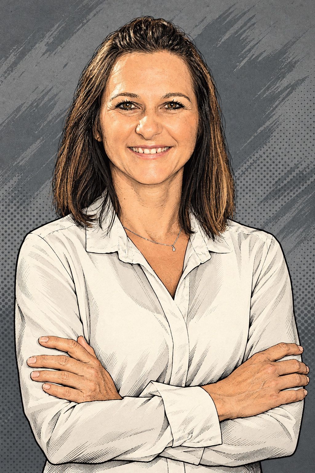 Porträt von Jessica Antolini als Illustration