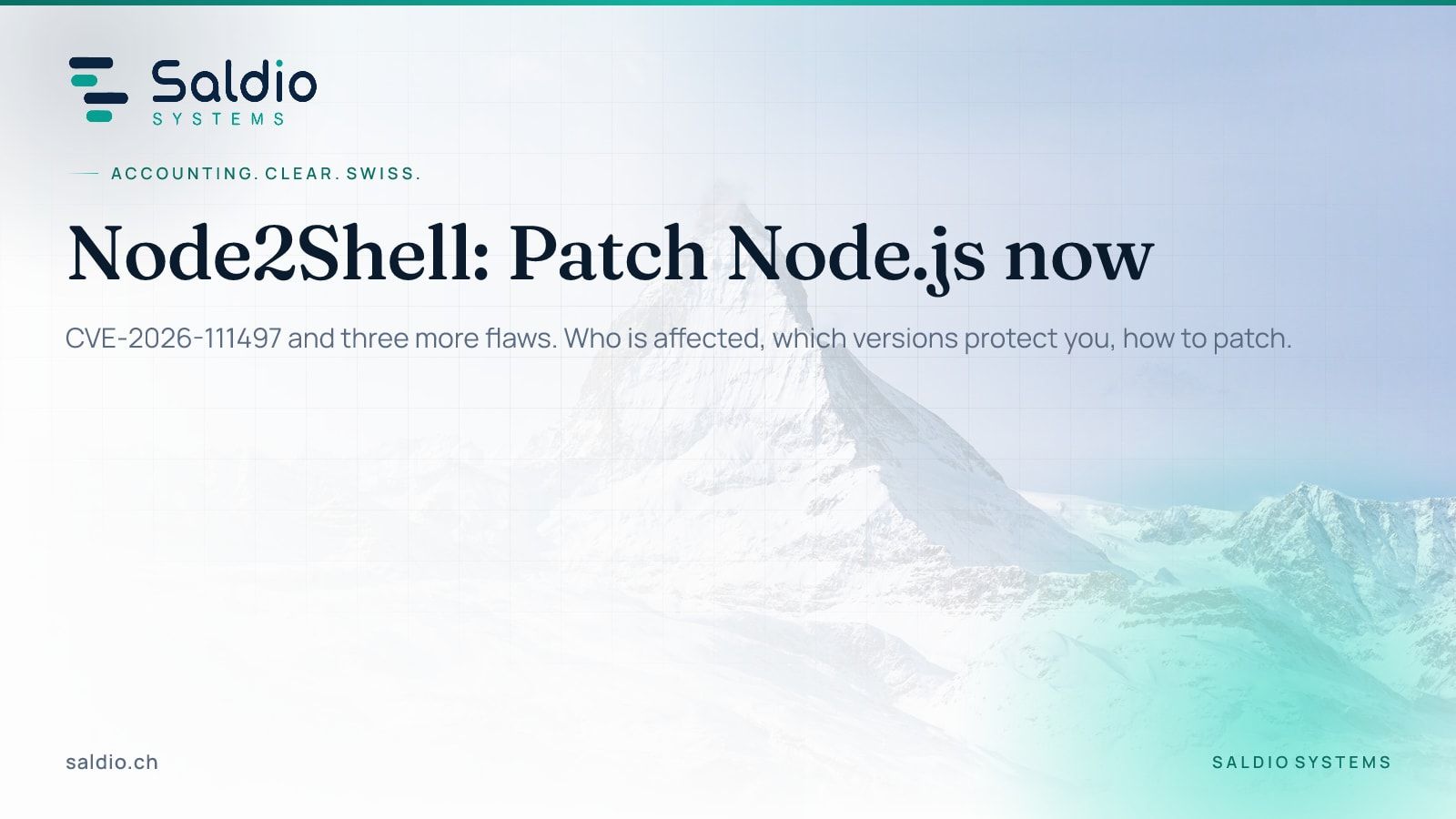 Node2Shell: critical security flaw in Node.js, patch now
