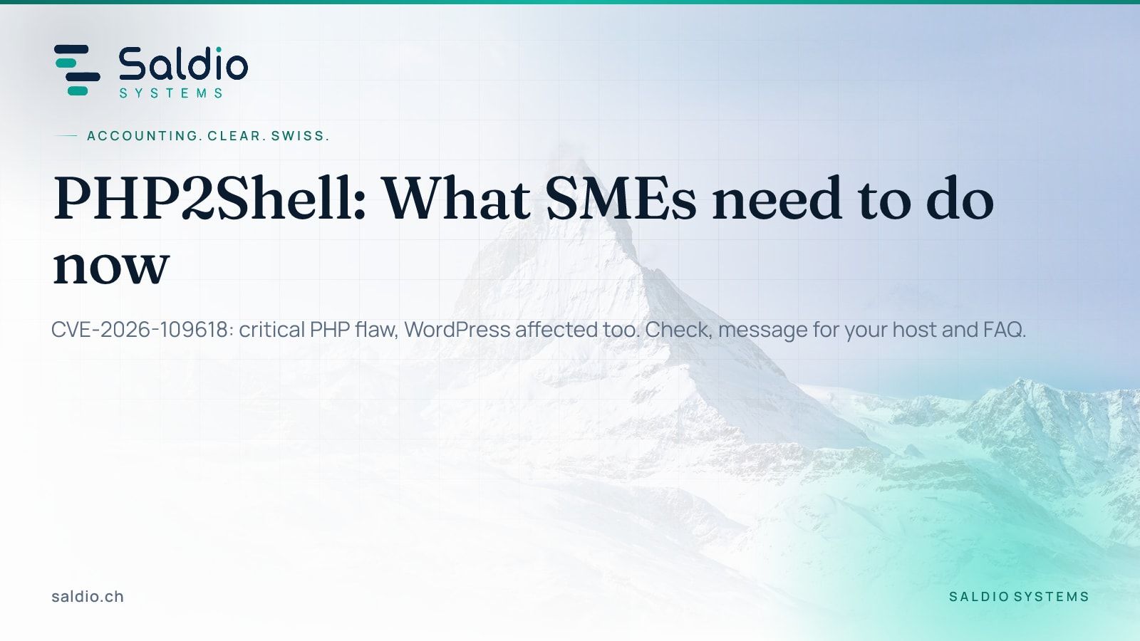 PHP2Shell: critical PHP vulnerability, what SMEs need to do now