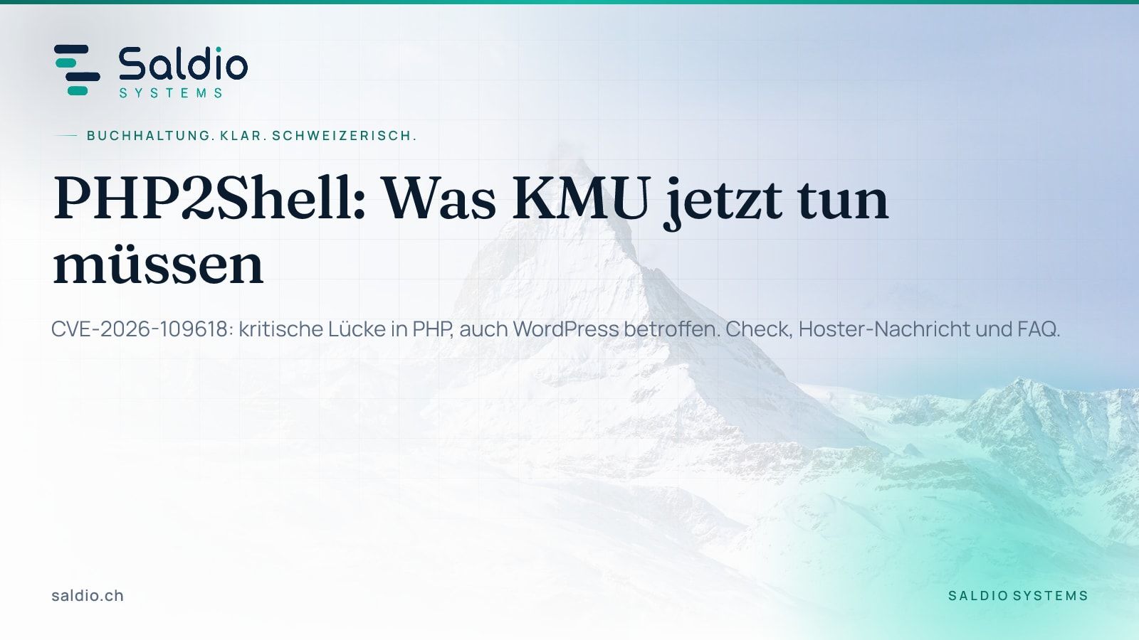 PHP2Shell: kritische Sicherheitslücke in PHP, was KMU jetzt tun müssen