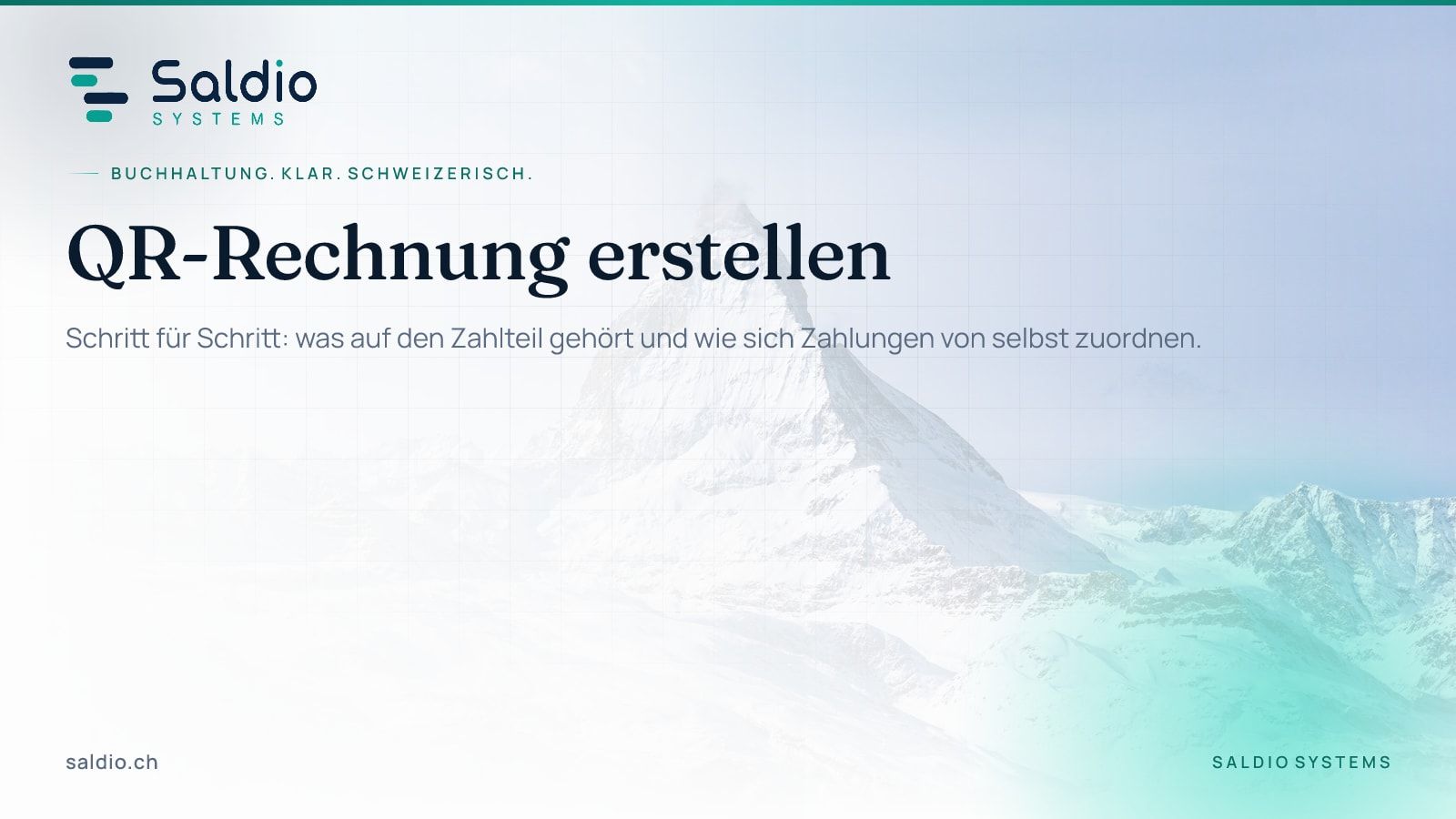 QR-Rechnung erstellen, Schritt für Schritt für Schweizer KMU